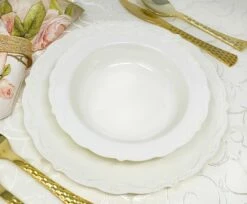Best Sale 🎁 Posh Setting 60 Piece Cream Round Plastic Dinnerware Value Set - Casual 🎁 -Cheap poshsetting Store CasualCollectionIvory3 611c3d77 e34b 42a7 aeef bafef25bc6ab