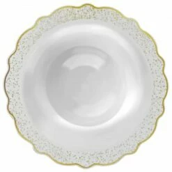 Coupon 😍 Posh Setting White and Gold/Silver Round Plastic Wedding Value Set (120 Servings) - Confetti 🎁 -Cheap poshsetting Store Confetti Gold bowl 1 400x400 73c37052 742d 4bb6 ac68 1d52539525d8