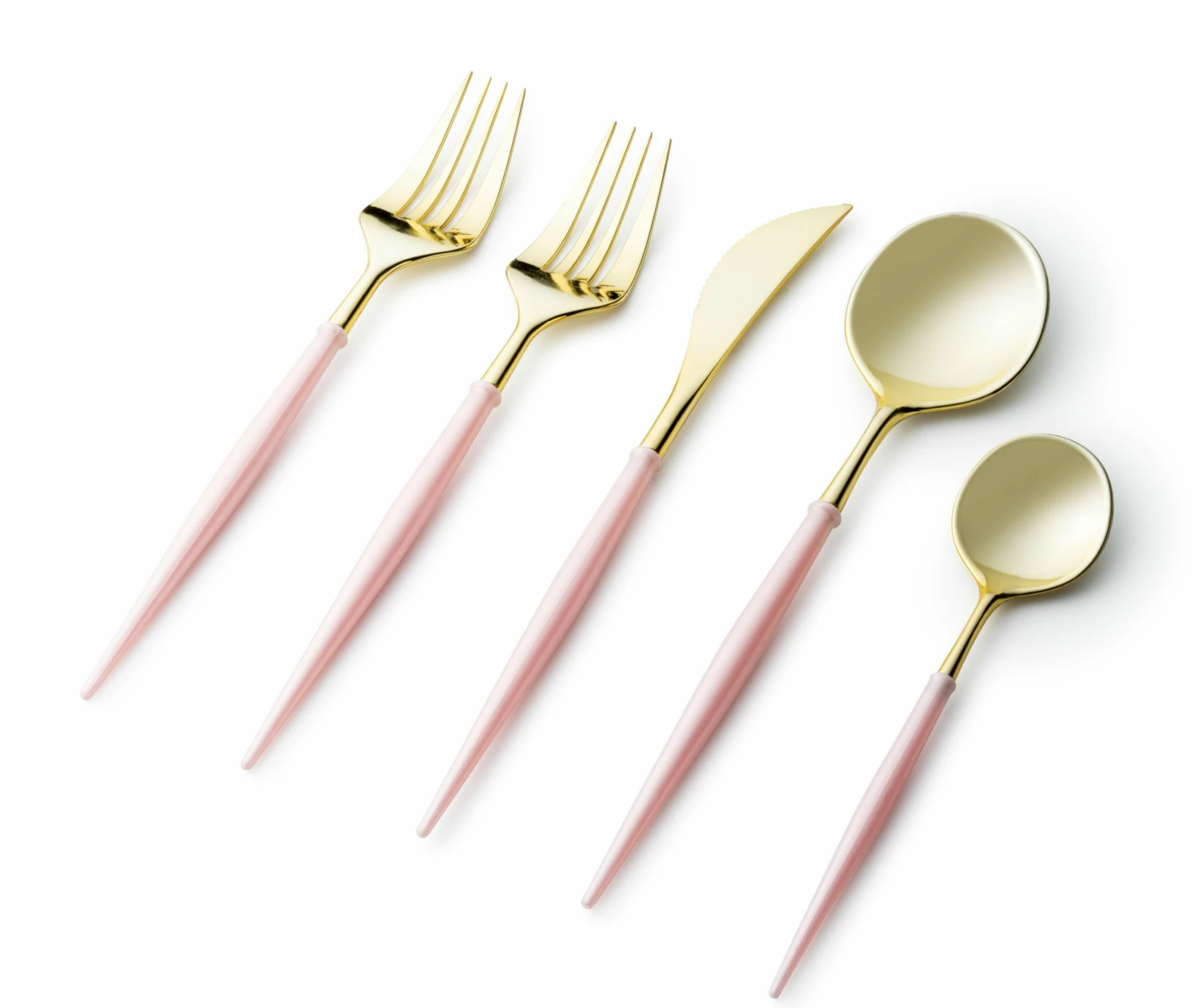 Cheap 🌟 Posh Setting Noble Collection Gold And Blush Flatware Set 40 Count-Setting for 8 🧨 3 Cheap 🌟 Posh Setting Noble Collection Gold And Blush Flatware Set 40 Count-Setting for 8 🧨