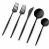 New π Posh Setting Noble Collection Black Flatware Set 40 Count-Setting for 8 π 1 New π Posh Setting Noble Collection Black Flatware Set 40 Count-Setting for 8 π -Cheap poshsetting Store DSC05930