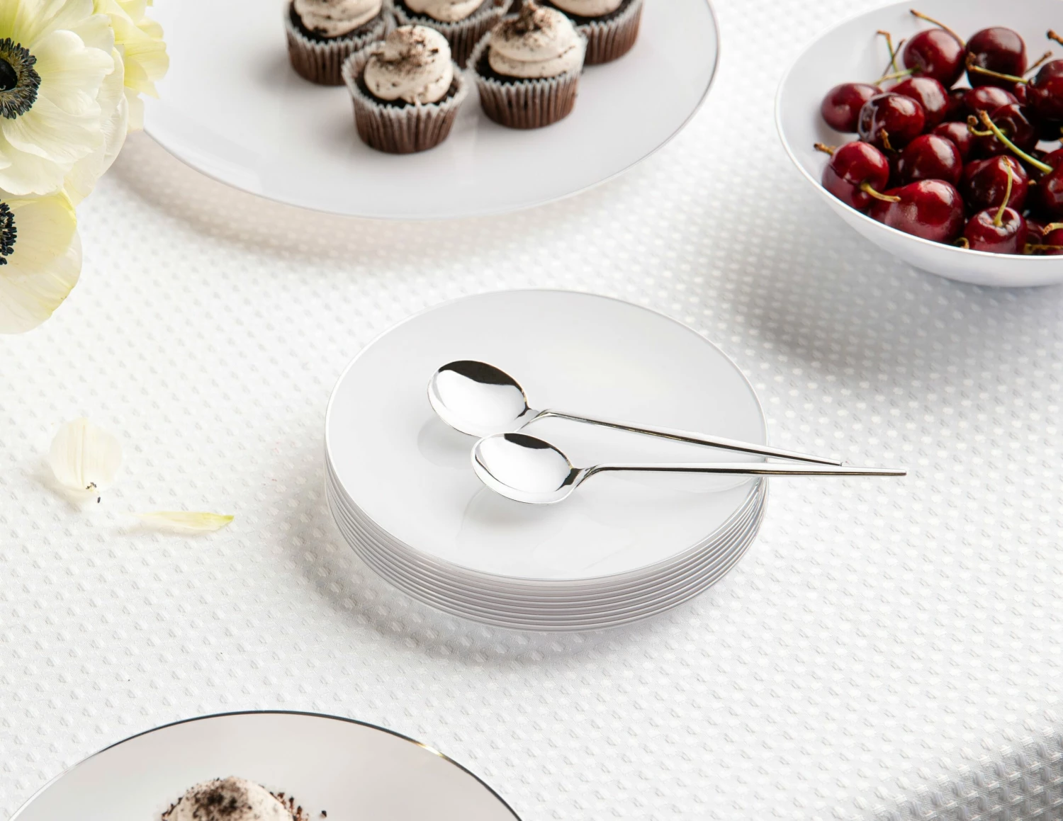 Buy π Posh Setting Noble Collection Shiny Silver Flatware Set 40 Count-Setting for 8 π 4 Buy π Posh Setting Noble Collection Shiny Silver Flatware Set 40 Count-Setting for 8 π - Image 2