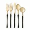Wholesale ❤️ Posh Setting Fusion Collection Black/Gold Flatware Set 40 Count - Setting for 8 💯 1 Wholesale ❤️ Posh Setting Fusion Collection Black/Gold Flatware Set 40 Count - Setting for 8 💯 -Cheap poshsetting Store DSC 1841