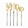 Top 10 👏 Posh Setting Fusion Collection White/Gold Flatware Set 40 Count - Setting for 8 ✨ 2 Top 10 👏 Posh Setting Fusion Collection White/Gold Flatware Set 40 Count - Setting for 8 ✨ -Cheap poshsetting Store DSC 1848