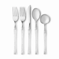 Cheapest 🛒 Posh Setting Fusion Collection Silver Glitter/Silver Flatware Set 40 Count - Setting for 8 ❤️