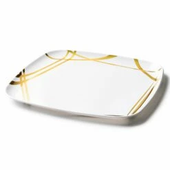 Discount ✨ Posh Setting Twist White and Gold Square Serving Dish - 2 Pack 🛒 -Cheap poshsetting Store DSC 2321 Edit