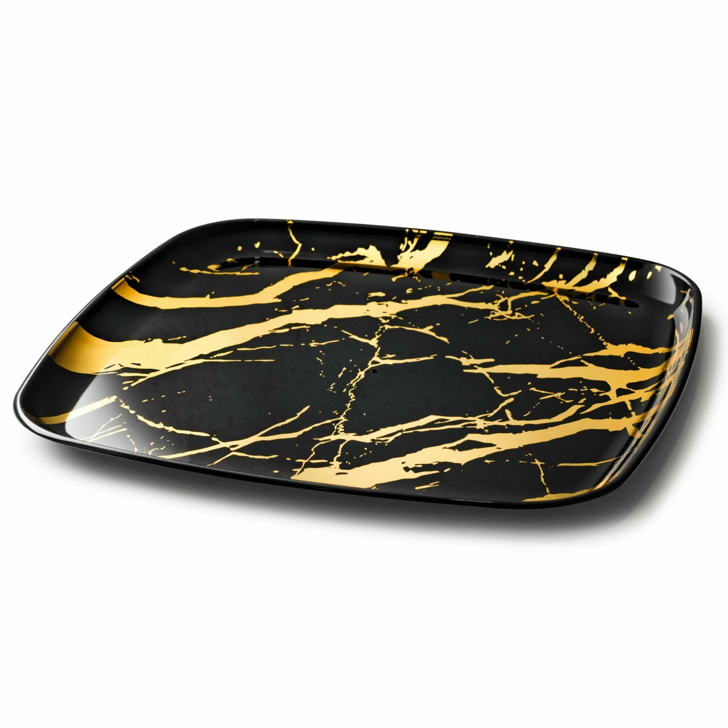 Best Pirce π Posh Setting Marble Black and Gold Square Serving Dish - 2 Pack π 5 Best Pirce π Posh Setting Marble Black and Gold Square Serving Dish - 2 Pack π - Image 3