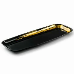 Outlet 🛒 Posh Setting Whisk Black and Gold Oval Serving Dish - 2 Pack 🎉 -Cheap poshsetting Store DSC 2366 Edit