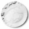 Best reviews of ❤️ Posh Setting Marble White and Silver Small Round Serving Dish - 2 Pack 👏