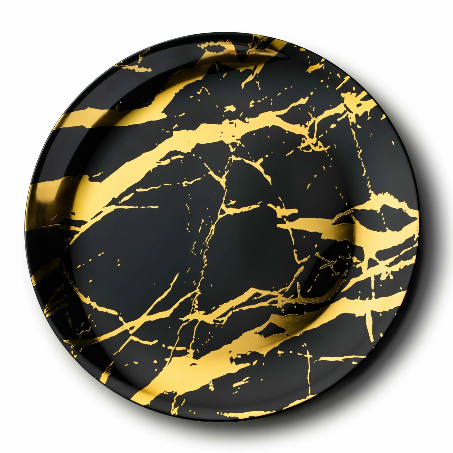 Cheap 👍 Posh Setting Marble Black and Gold Large Round Serving Dish - 2 Pack ✨ 3 Cheap 👍 Posh Setting Marble Black and Gold Large Round Serving Dish - 2 Pack ✨