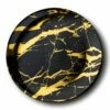 Cheapest 😍 Posh Setting Marble Black and Gold Small Round Serving Dish - 2 Pack 🤩
