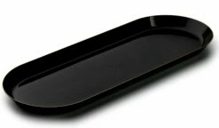 Cheap π€© Posh Setting Classic Black and Gold Rim Oval Serving Dish - 2 Pack π