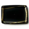Brand new 💯 Posh Setting Twist Black and Gold Rectangle Serving Dish - 2 Pack 🔥