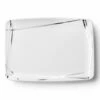 Discount ✔️ Posh Setting Twist White and Silver Rectangle Serving Dish - 2 Pack 👏