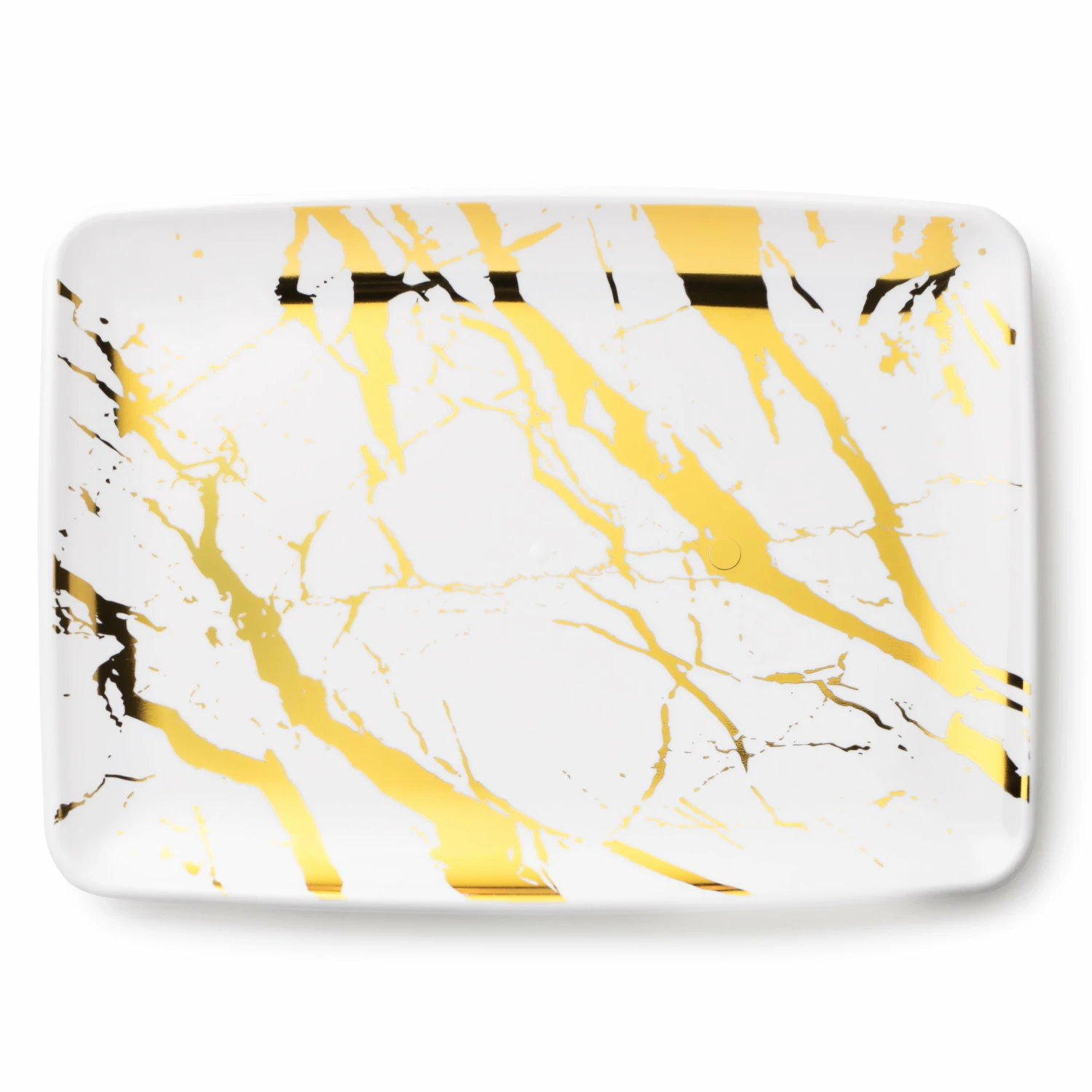 Best deal 🤩 Posh Setting Marble White and Gold Rectangle Serving Dish - 2 Pack ✨ 3 Best deal 🤩 Posh Setting Marble White and Gold Rectangle Serving Dish - 2 Pack ✨