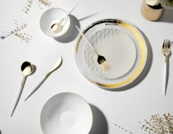 Promo ✔️ Posh Setting Noble Collection Gold And White Flatware Set 40 Count-Setting for 8 🔥 -Cheap poshsetting Store DSC 3075 78dc214a 7e17 4903 8122 0f2722ff9124