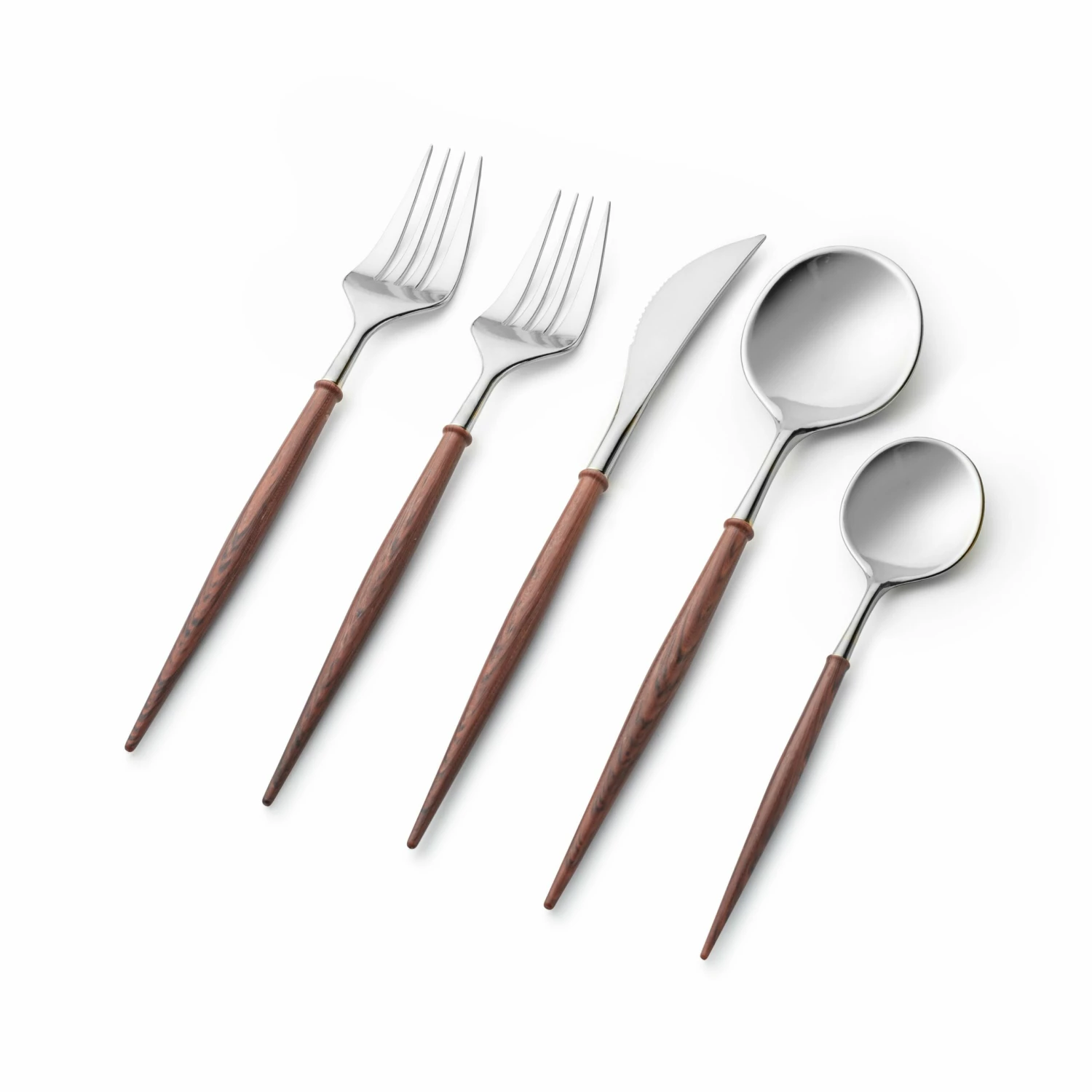 Best deal ๐ Posh Setting Noble Collection Silver And Wood Red Flatware Set 40 Count-Setting for 8 ๐ฏ 3 Best deal ๐ Posh Setting Noble Collection Silver And Wood Red Flatware Set 40 Count-Setting for 8 ๐ฏ