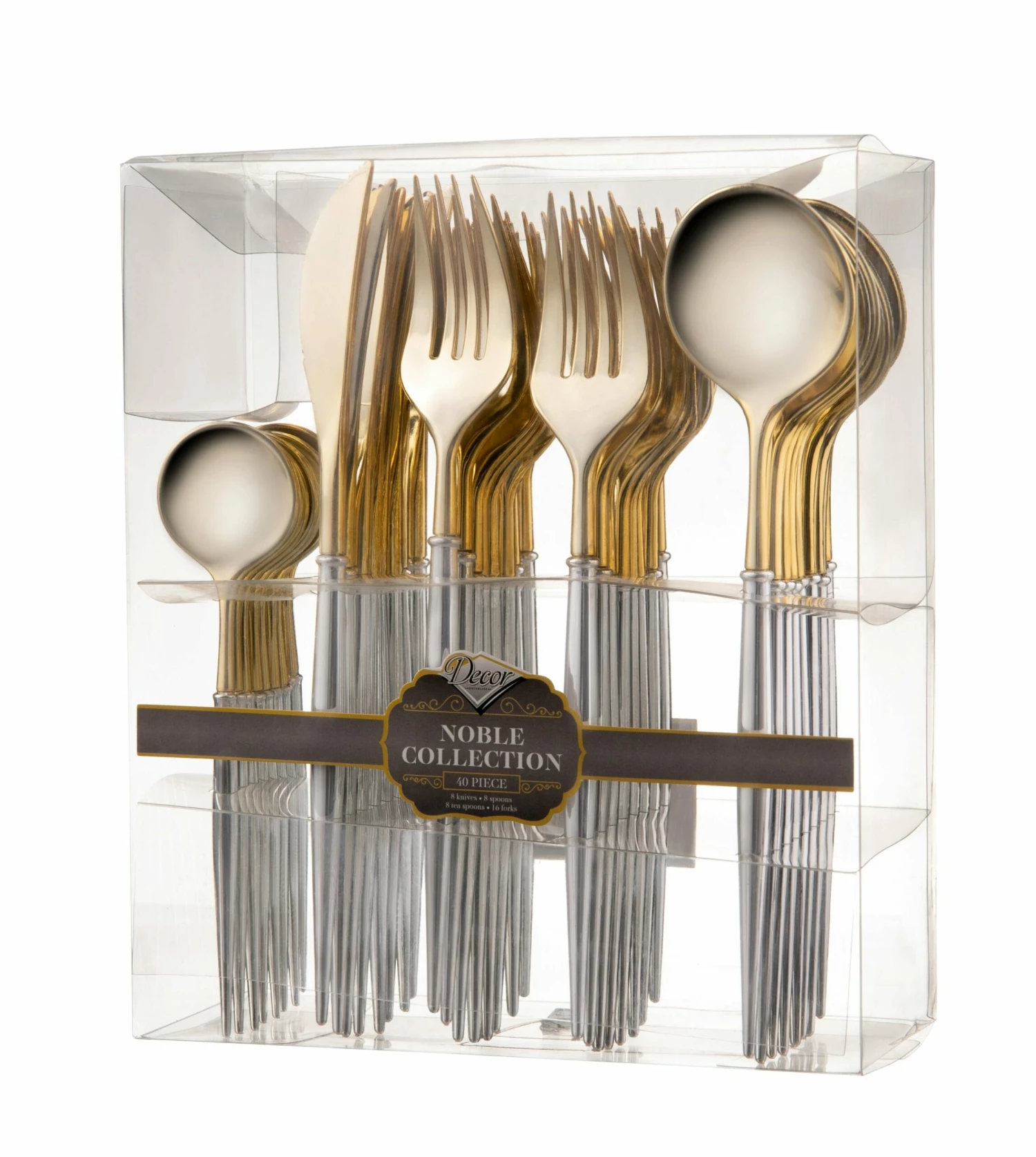 Deals π Posh Setting Noble Collection Gold And Silver Flatware Set 40 Count-Setting for 8 β 9 Deals π Posh Setting Noble Collection Gold And Silver Flatware Set 40 Count-Setting for 8 β - Image 7