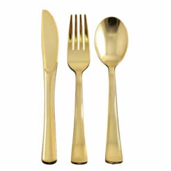 Best Pirce 🥰 Posh Setting Dynasty Collection Gold Flatware 40 Count ❤️