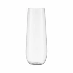 Best Pirce 🧨 Posh Setting 9 oz. Clear Stemless Champagne Flutes 6 Pack 🎁