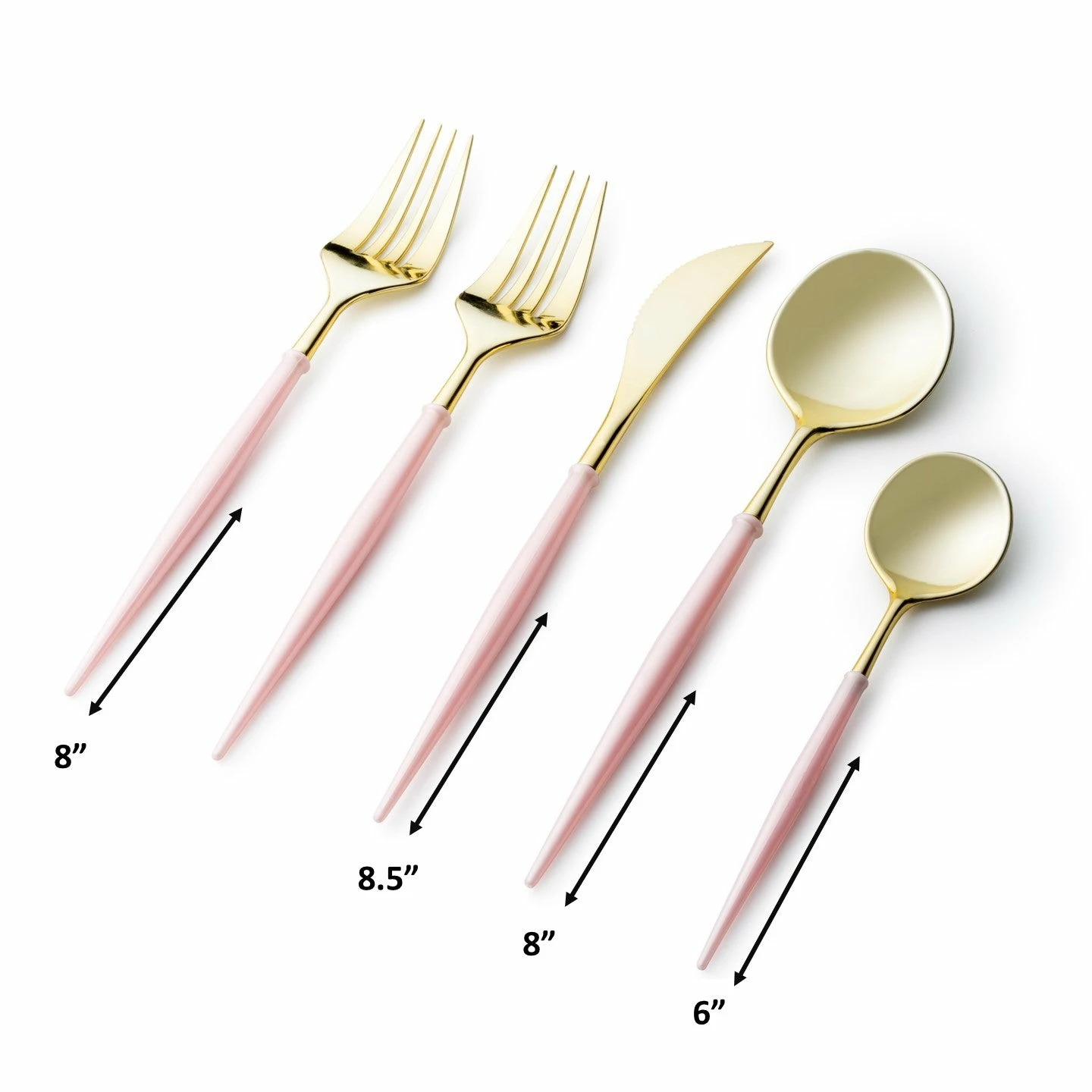 Cheap 🌟 Posh Setting Noble Collection Gold And Blush Flatware Set 40 Count-Setting for 8 🧨 5 Cheap 🌟 Posh Setting Noble Collection Gold And Blush Flatware Set 40 Count-Setting for 8 🧨 - Image 3
