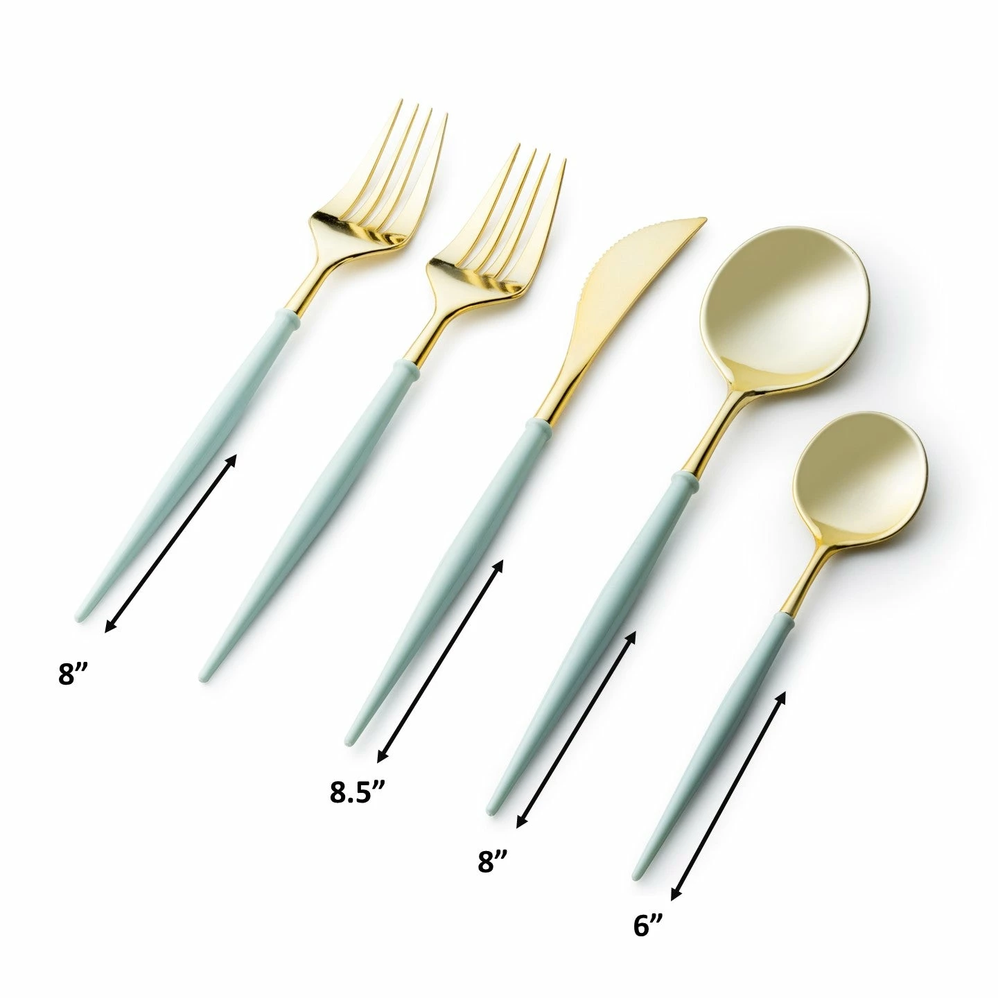 Flash Sale ✔️ Posh Setting Noble Collection Gold And Turquoise Flatware Set 40 Count-Setting for 8 🔔 5 Flash Sale ✔️ Posh Setting Noble Collection Gold And Turquoise Flatware Set 40 Count-Setting for 8 🔔 - Image 3