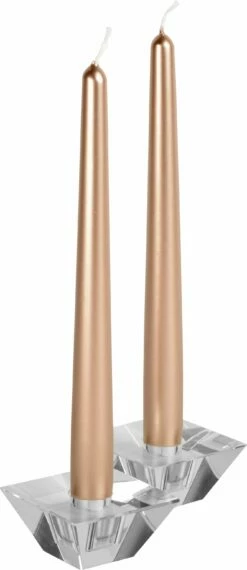 Buy 🎁 Posh Setting 12 Inch Metallic Copper Taper Candles ❤️