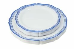 Outlet 🌟 Posh Setting 32 Piece Combo Pack Blue Round Plastic Dinnerware Value Set (16 Servings) - Aristocrat 🔥 -Cheap poshsetting Store IMG 0044 1a483f8b cbfd 4301 88dd 8dce45698429