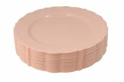 Top 10 ⭐ Posh Setting 60 Piece Pink Round Plastic Dinnerware Value Set - Casual 😀 -Cheap poshsetting Store IMG 0053 81c4abdd 1c1f 48ca 9f36 d95128e06734