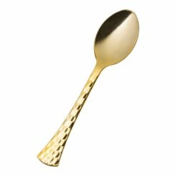 Best reviews of 🎁 Posh-Setting Disposable Shiny Metallic Gold Flatware - Glamour ⭐ -Cheap poshsetting Store IMG 0099