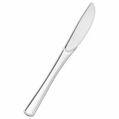 Best Pirce ✨ Posh-Setting Disposable Shiny Metallic Silver Flatware - Polished 🧨