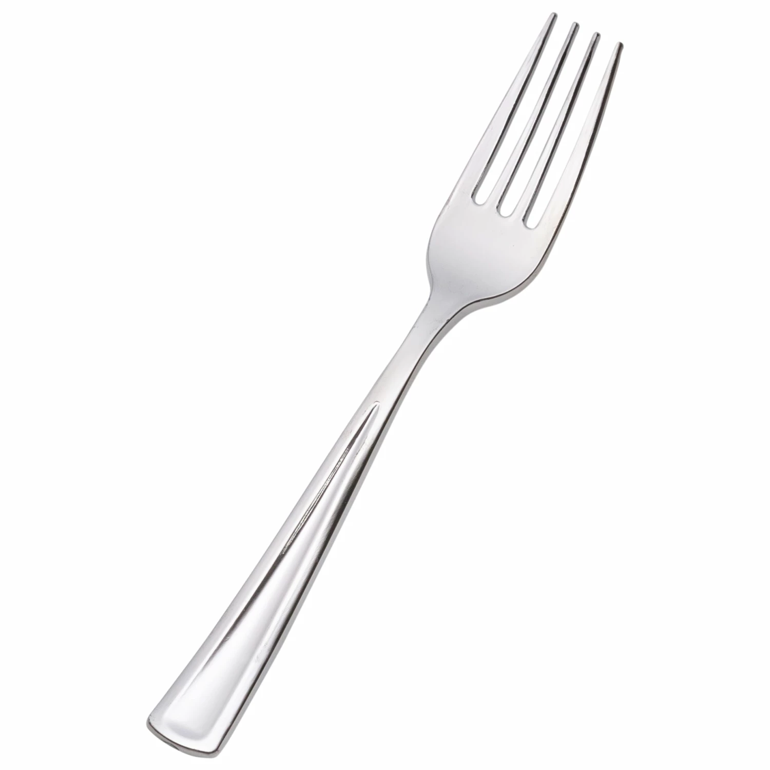 Best Pirce ⨠Posh-Setting Disposable Shiny Metallic Silver Flatware - Polished 𧨠4 Best Pirce ⨠Posh-Setting Disposable Shiny Metallic Silver Flatware - Polished 𧨠- Image 2