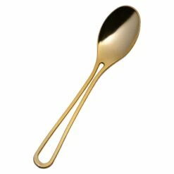 Flash Sale ⭐ Posh-Setting Disposable Shiny Metallic Gold Flatware - Modern 💯 -Cheap poshsetting Store IMG 0194