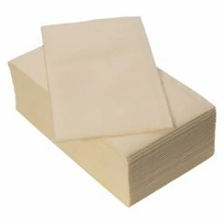 Wholesale 🧨 Posh Setting Linen Like Disposable Paper Buffet Napkins 50 Pack - Champagne 🔔