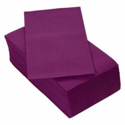 Flash Sale 🎉 Posh Setting Linen Like Disposable Paper Buffet Napkins 50 Pack - Violet 😍