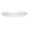 Flash Sale 🌟 Posh Setting Clear Plastic Oval Pebbled Serving Dish - 2 Pack ⭐