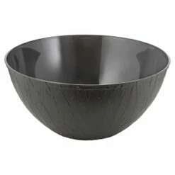 Top 10 ⌛ Posh Setting Wood Pattern Black Plastic Salad Bowl - 2 Pack ✨