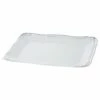 Discount 🥰 Posh Setting 9 X 13 Inch Rectangle White and Silver Rim Plastic Serving Tray 👍 -Cheap poshsetting Store IMG 0973 50a68b12 272e 4f94 b5e5 3a65c2b50f9a