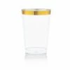 Top 10 👍 Posh Setting 14 Oz Gold Plastic Cups Clear Plastic Tumblers With Gold Rim 💯 -Cheap poshsetting Store IMG 1131