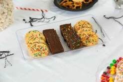 Brand new 🎉 Posh Setting Clear Plastic Rectangular Serving Tray - 2 Count 😀 -Cheap poshsetting Store IMG 1192