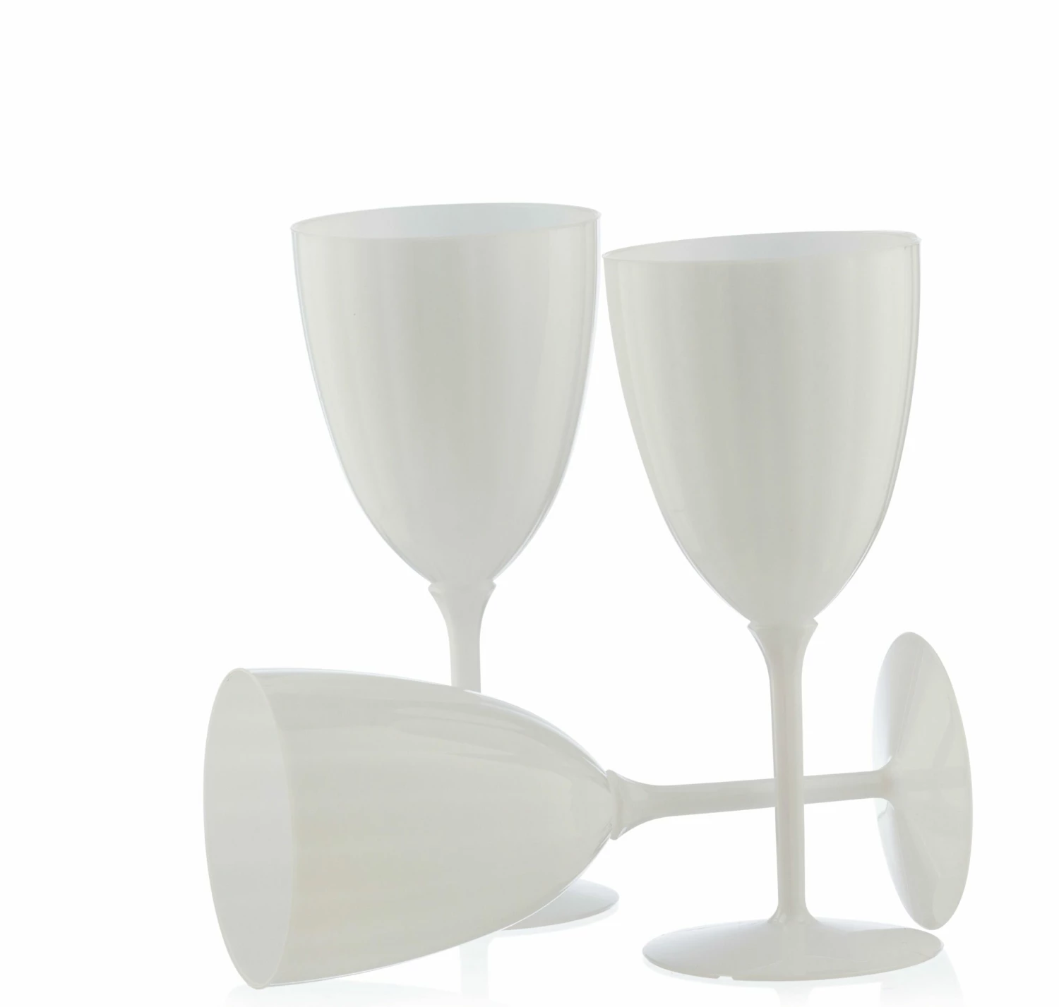 Promo ✔️ Posh Setting 7 Oz 1-Piece White Plastic Disposable Wine Goblet - 8 Pack ⭐ 3 Promo ✔️ Posh Setting 7 Oz 1-Piece White Plastic Disposable Wine Goblet - 8 Pack ⭐
