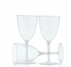 Coupon 😀 Posh Setting 7 Oz 1-Piece Clear Plastic Disposable Wine Goblet - 8 Pack 🛒