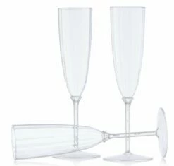 Best deal 🔔 Posh Setting 6 Oz 1-Piece Clear Plastic Disposable Champagne Flutes - 8 Pack 👍