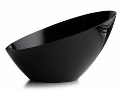 New π Posh Setting Black Angled Plastic Serving Bowls - Serverware π₯