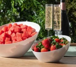 Promo 🧨 Posh Setting White Angled Plastic Serving Bowls - Serverware ❤️ -Cheap poshsetting Store Medwhitelifestyle c9584169 b26a 474b b575 074ad8a3e246