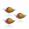Outlet 😀 Posh Setting 2.5 Inch Clear Plastic Mini Square Cake Plate-12 Count 😍