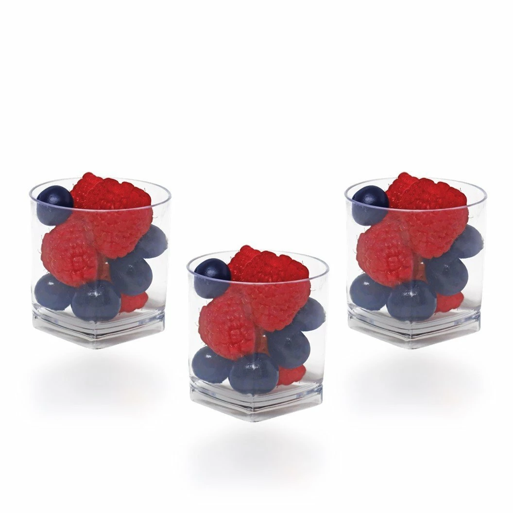 New π₯ Posh Setting 1.5 oz. Clear Plastic Mini Tumbler with Square Bottom-12 Count π₯ 3 New π₯ Posh Setting 1.5 oz. Clear Plastic Mini Tumbler with Square Bottom-12 Count π₯