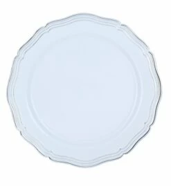 Buy ✔️ Posh Setting 100 Piece White and Silver Round Plastic Dinnerware and Silverware Value sSet (20 Servings) - Aristocrat 👏 -Cheap poshsetting Store N54A8604