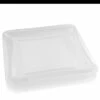 Budget 🛒 Posh Setting 10 X 10 Inch Square Clear Plastic Serving Tray 🎁