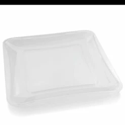 Budget 🛒 Posh Setting 10 X 10 Inch Square Clear Plastic Serving Tray 🎁