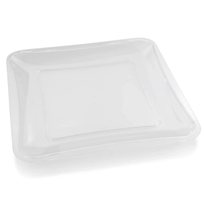 Hot Sale π Posh Setting 13.7 X 13.7 Inch Square Clear Plastic Serving Tray π 2 Hot Sale π Posh Setting 13.7 X 13.7 Inch Square Clear Plastic Serving Tray π